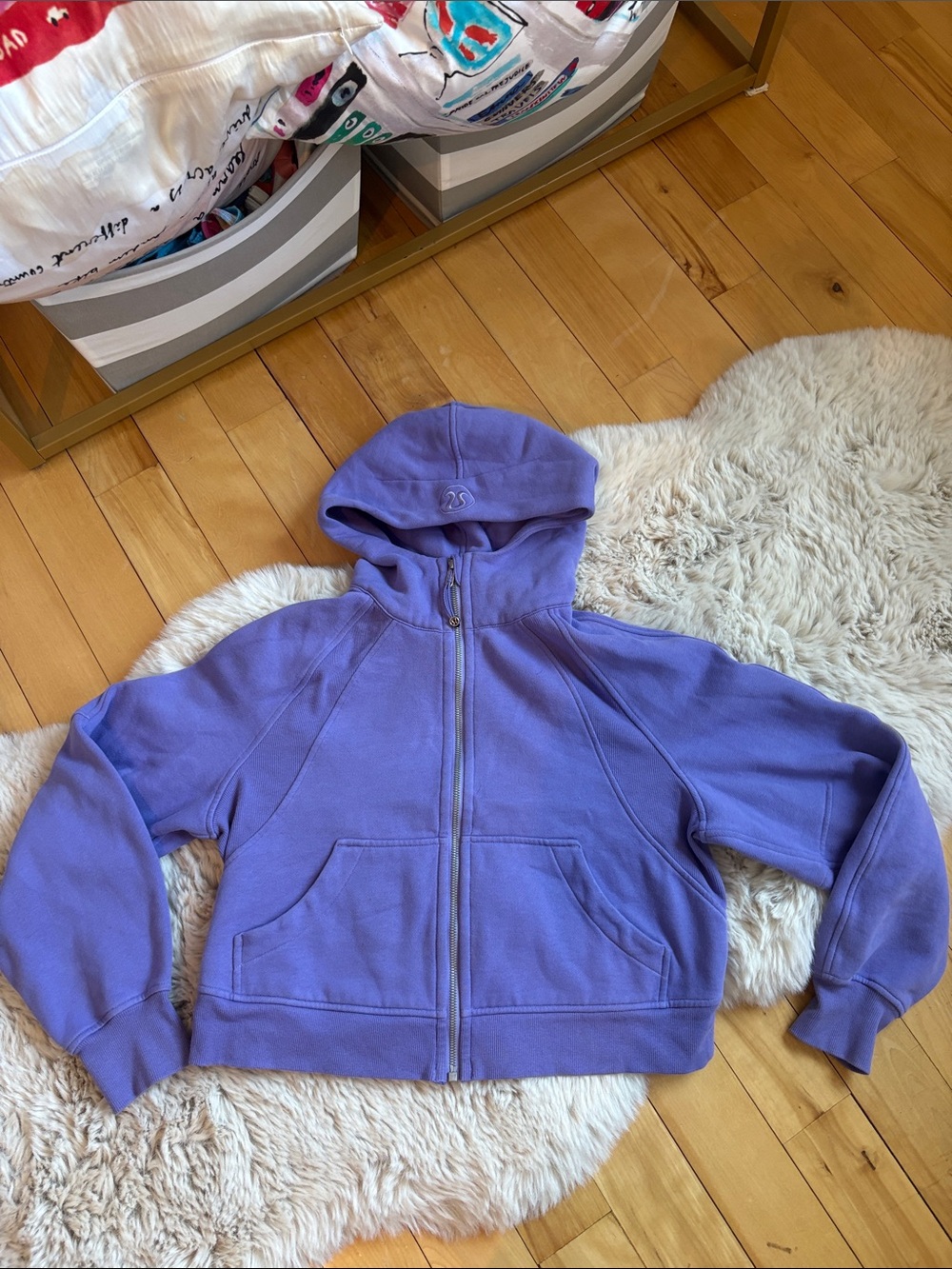 lululemon athletica Lavender Scuba Zip-Up Hoodie Size: XS/S